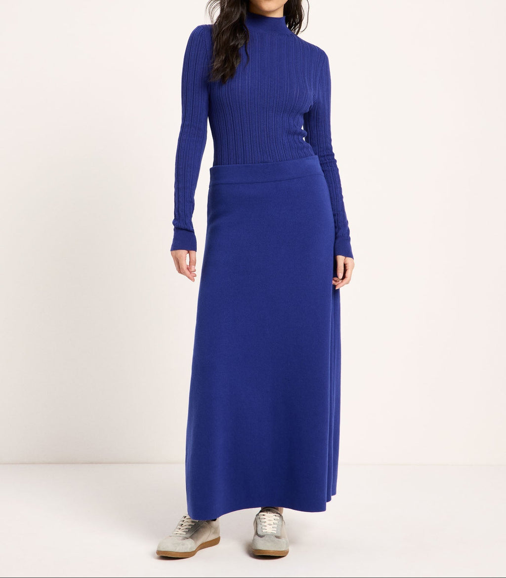 Interlock Strickrock Bio-Baumwolle GOTS Violett