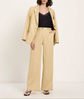 Marlenehose Leinen Bio-Baumwolle OCS Khaki